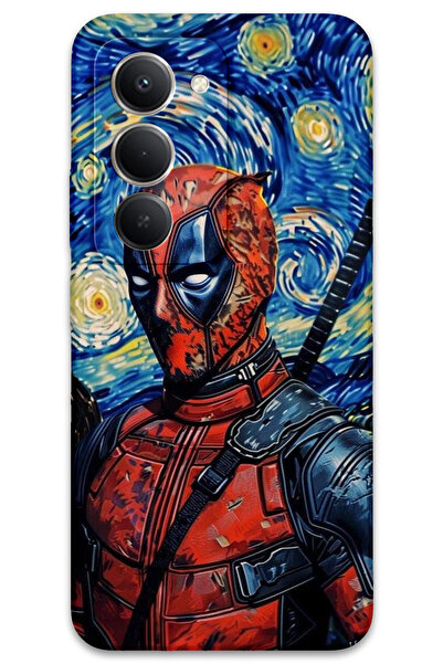 MRCİLETİSİM غطاء خلفي لهاتف Xiaomi Redmi 15 5G بنمط HD مطبوع - ديدبول