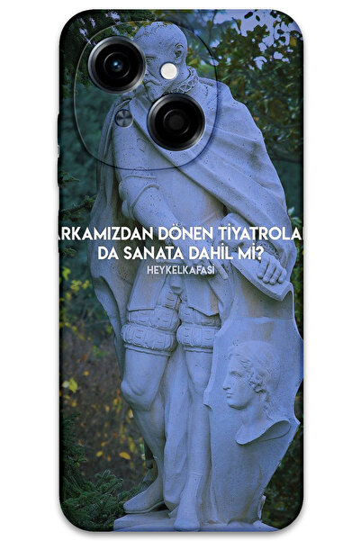 MRCİLETİSİM غطاء خلفي لهاتف Tecno Spark Go 1 2025 بنمط HD مطبوع - مسرح دوار