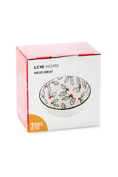 LC Waikiki Sparkling Choices from Shining Store |   Printed Ceramic Bowls Set of 2