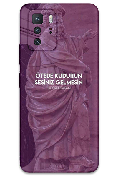 MRCİLETİSİM غطاء خلفي لهاتف Xiaomi Poco X3 GT بنمط HD مطبوع - أنتأ