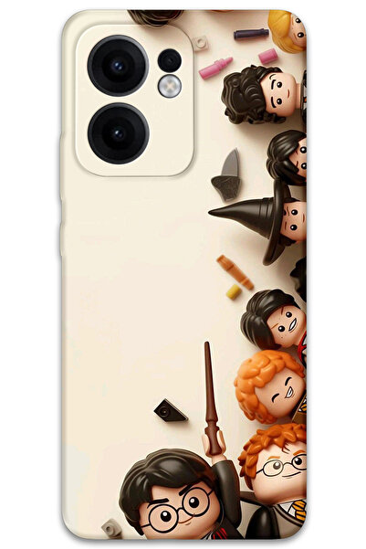 MRCİLETİSİM غطاء خلفي لهاتف اوبو رينو 13F 5G بنمط HD مطبوع - هاري بوتر