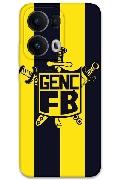 MRCİLETİSİM غطاء خلفي لهاتف اوبو رينو 13 برو 5G بنمط HD مطبوع - GençFB