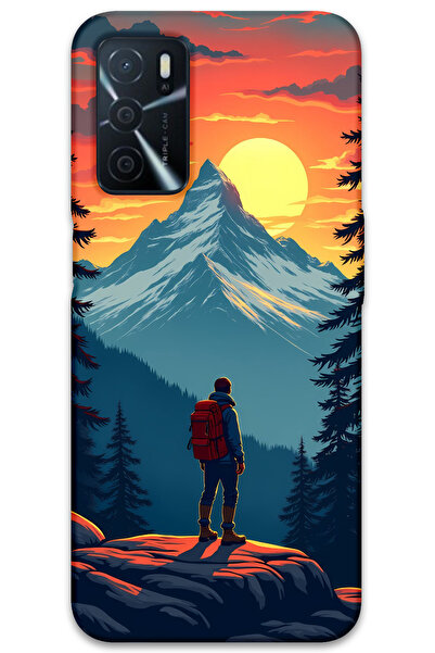 MRCİLETİSİM غطاء خلفي لهاتف اوبو A16 بنمط HD مطبوع - ايفرست