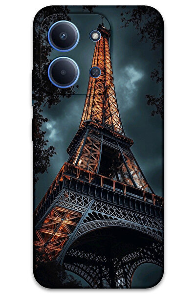 MRCİLETİSİM Xiaomi Redmi 15C 5g Case Hd Pattern Printed Back Cover - Eiffel Tower
