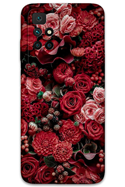 MRCİLETİSİM غطاء خلفي لهاتف Xiaomi Redmi 10 بنمط HD مطبوع - ورود