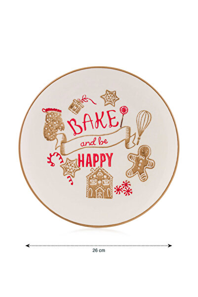 LC Waikiki Sparkling Choices from Shining Store | Printed Ceramic Pie Plate 26 cm