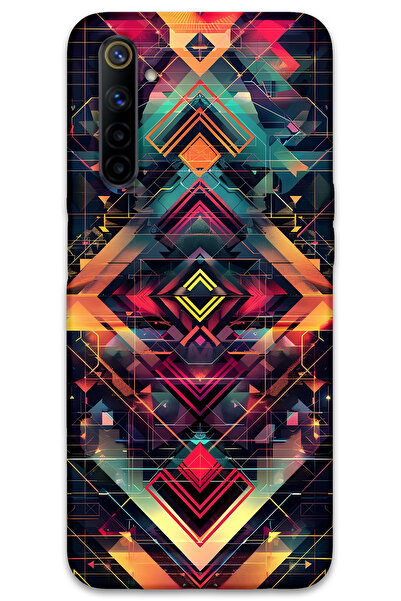MRCİLETİSİM غطاء خلفي لهاتف Realme 6 بنمط HD مطبوع - تصميم 2