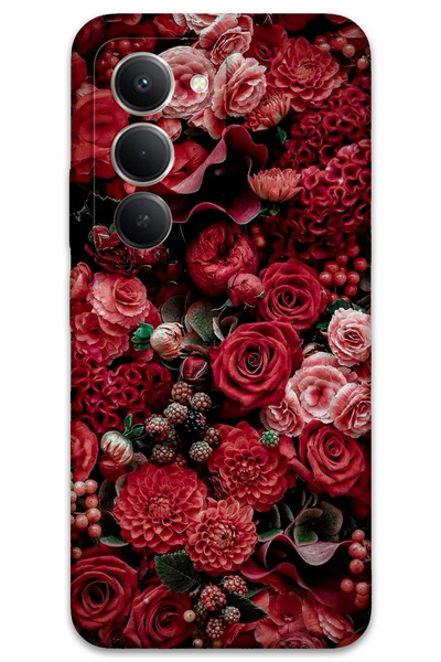 MRCİLETİSİM غطاء خلفي لهاتف Xiaomi Redmi 15 5G بنمط HD مطبوع - ورود