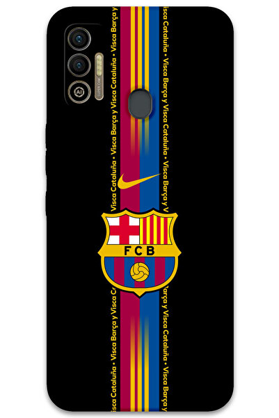 MRCİLETİSİM غطاء خلفي لهاتف تكنو سبارك 7T بنمط HD مطبوع - برشلونة