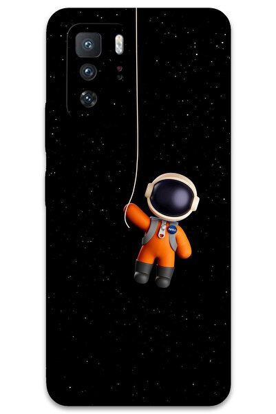 MRCİLETİSİM غطاء خلفي لهاتف Xiaomi Poco X3 GT بنمط HD مطبوع - رائد الفضاء