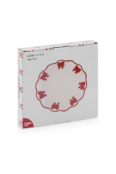 LC Waikiki Sparkling Choices from Shining Store | Fiyonk Printed Ceramic Cake Plate 17 cm