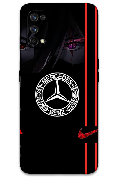 MRCİLETİSİM غطاء خلفي لهاتف Realme 7 Pro بنمط HD مطبوع - مرسيدس