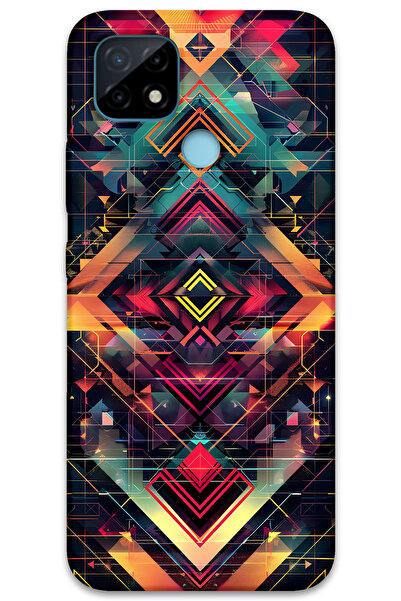 MRCİLETİSİM غطاء خلفي لهاتف Realme C21 بنمط HD مطبوع - تصميم 2