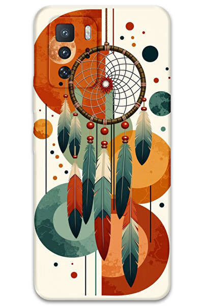 MRCİLETİSİM غطاء خلفي لهاتف Xiaomi Poco X3 GT بنمط HD مطبوع - ماندالا