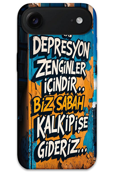 MRCİLETİSİM غطاء خلفي لهاتف iPhone 17 Air بنمط HD مطبوع -