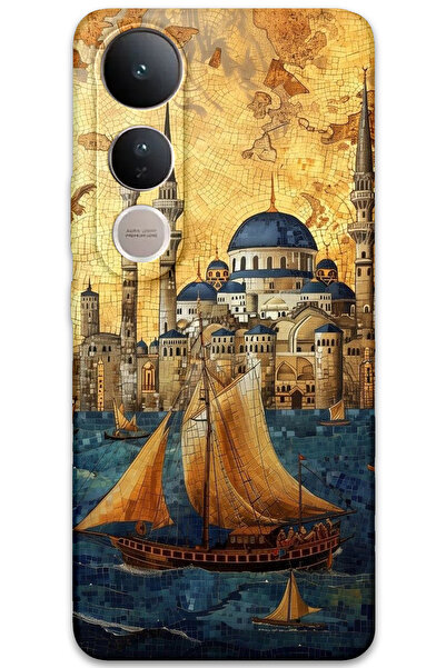 MRCİLETİSİM غطاء خلفي لهاتف Vivo V50 Lite 4G بنمط HD مطبوع - ييلكنلي سوليماني