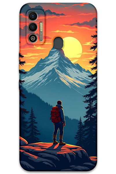 MRCİLETİSİM غطاء خلفي لهاتف تكنو سبارك 7T بنمط HD مطبوع - ايفرست