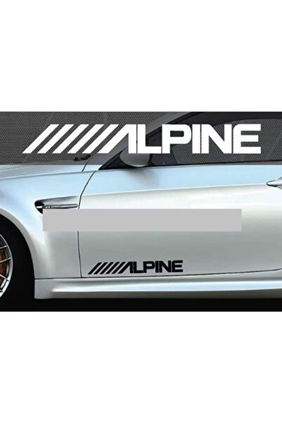 Oracal Set of 2 Alpine stickers, 30cm, white