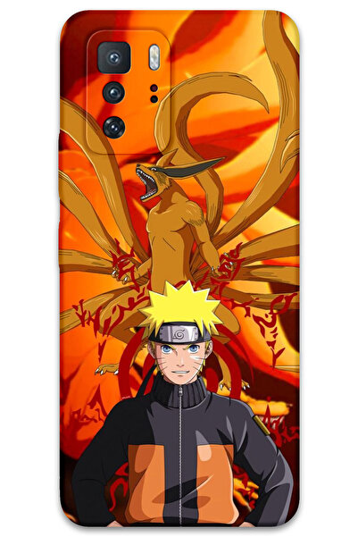 MRCİLETİSİM غطاء خلفي لهاتف Xiaomi Poco X3 GT بنمط HD مطبوع - ناروتو