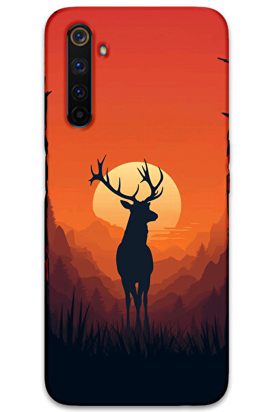 MRCİLETİSİM غطاء خلفي لهاتف Realme 6 Pro بنمط HD مطبوع - غزال