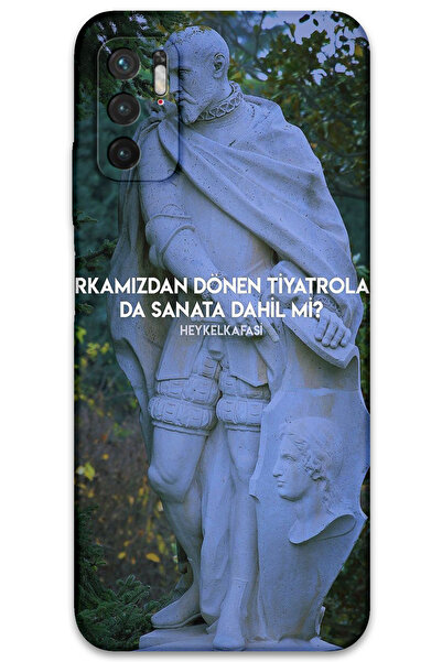 MRCİLETİSİM غطاء خلفي لهاتف Xiaomi Redmi Note 10 5G بنمط HD مطبوع - مسرح دوار