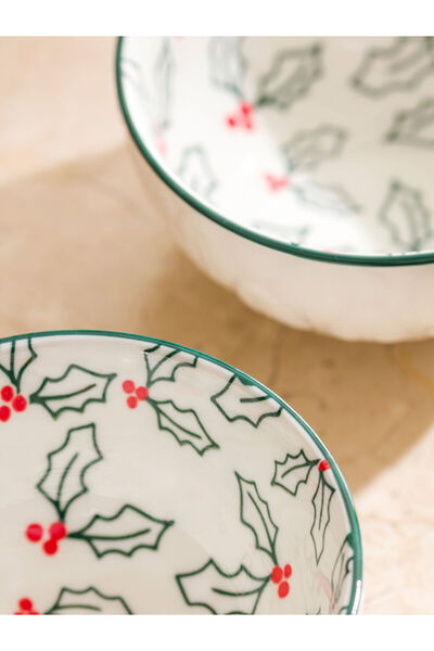 LC Waikiki Sparkling Choices from Shining Store |   Printed Ceramic Bowls Set of 2