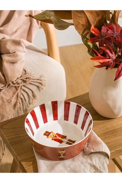 LC Waikiki Sparkling Choices from Shining Store |   Bear Teddy Printed Porcelain Bowl 18 cm