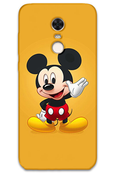 MRCİLETİSİM غطاء خلفي لهاتف Xiaomi Redmi 5 Plus بنمط HD مطبوع - ميكي 3