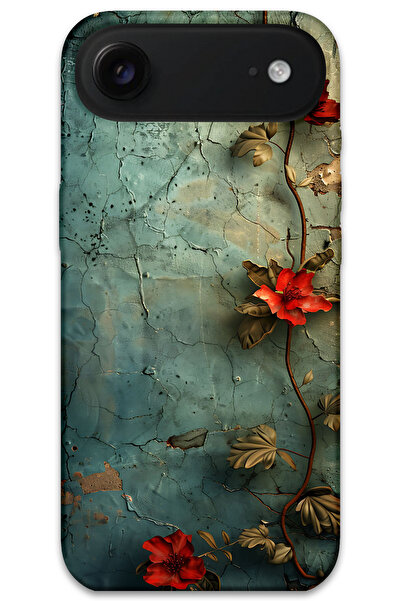 MRCİLETİSİM غطاء خلفي لهاتف iPhone 17 Air Pattern مطبوع - زهرة اللبلاب