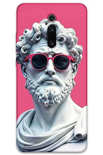 MRCİLETİSİM غطاء خلفي لهاتف Xiaomi Mi 9T بنمط HD مطبوع - تمثال