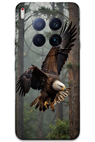 MRCİLETİSİM غطاء خلفي لهاتف تكنو كامون 40 بريمير 5G بنمط عالي الدقة مطبوع - نسر