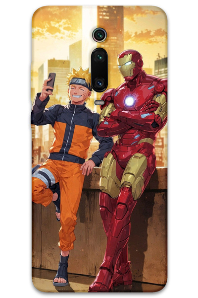 MRCİLETİSİM غطاء خلفي لهاتف Xiaomi Mi 9T بنمط HD مطبوع - الرجل الحديدي