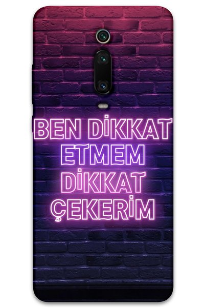 MRCİLETİSİM غطاء خلفي لهاتف Xiaomi Mi 9T بنمط HD مطبوع - انتبه إلى أنا