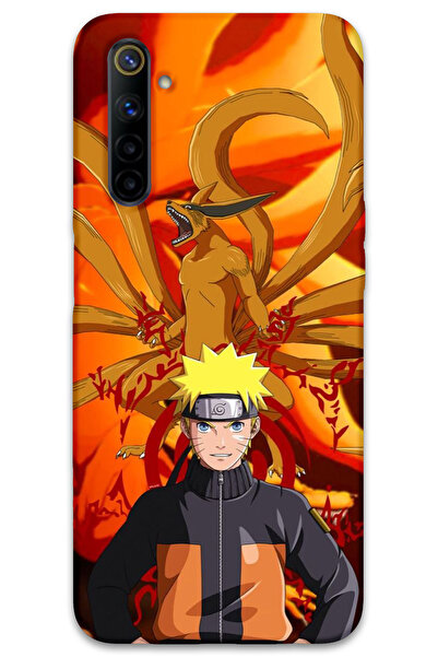MRCİLETİSİM غطاء خلفي لهاتف Realme 6 بنمط HD مطبوع - ناروتو