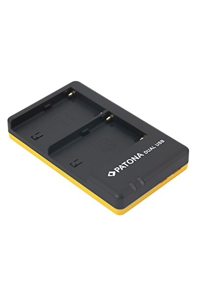 Patona Încărcător dual USB pentru 2 baterii Sony NP-F970 NP-FM500H