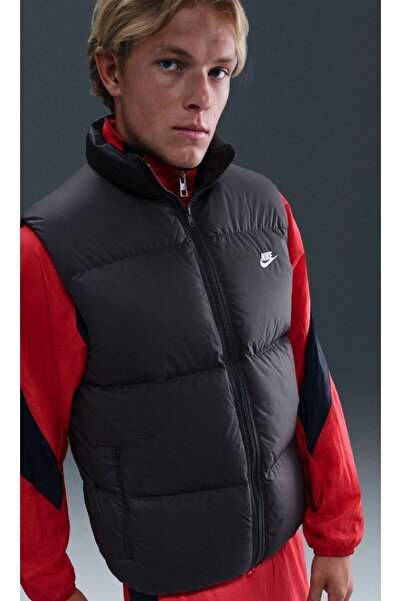 Nike Men's Vest Club Therma-Fit Men's Black Puffer Men's Vest