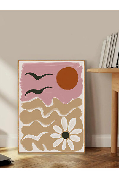 woodhomeworks Tek Parça Salon Ofis Dekor Tablo Vrynt