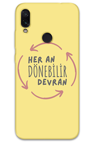 MRCİLETİSİM غطاء خلفي لهاتف Xiaomi Redmi Note 7 بنمط HD مطبوع - ديفران دوينر