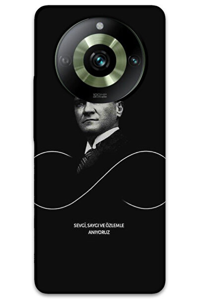 MRCİLETİSİM غطاء خلفي لهاتف Realme 11 Pro Plus بنمط HD مطبوع - أتاتورك إنفينيتي