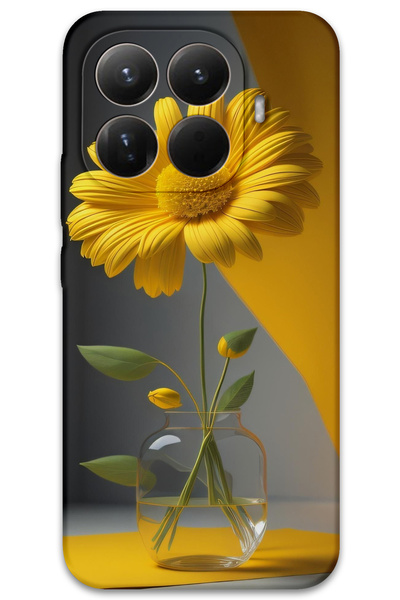 MRCİLETİSİM Xiaomi Mi 15t Case Hd Pattern Printed Back Cover - Fanus Flower