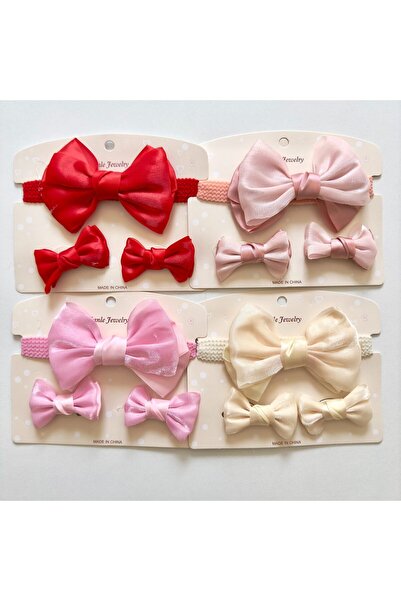 Victorino Headband and hair clips set with bows