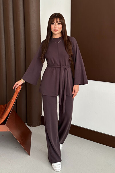 Balenbi Premium Women's Modal Fabric Belted Hijab Set 1138