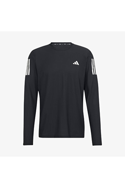 adidas تي شيرت Own The Run للرجال باللون الأسود للجري