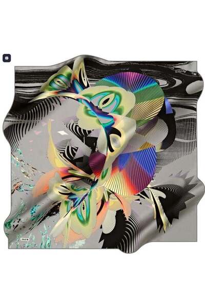 Aker NOSTALJİ TİVİL İPEK EŞARP 8432-971