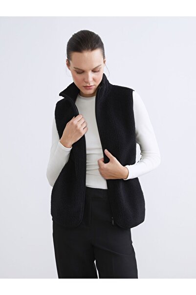 LC Waikiki Lcwaikiki Basic Mock Neck Women's Fleece Vest