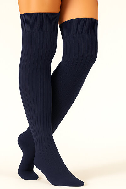 EFFE 2 чифта основни дебели памучни чорапи до коляното