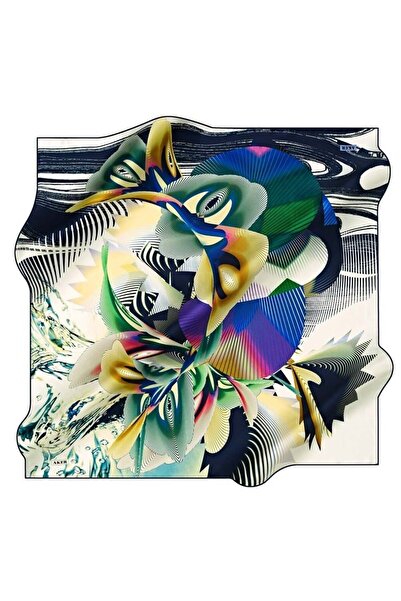 Aker وشاح حرير نوستالجي تيفيل 8432-921