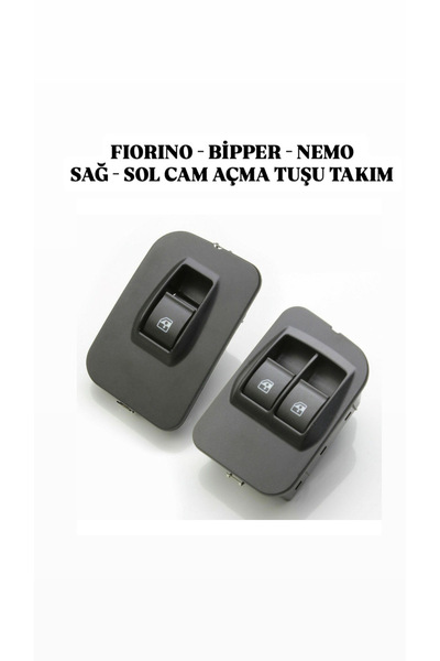 GVA FIORINO BIPPER NEMO UYUMLU SAĞ-SOL CAM AÇMA TUŞU TAKIM