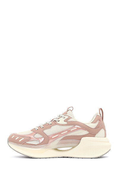 Derimod Studio Women's Beige Lace-Up Thick Sole Sneaker 25Afd435114