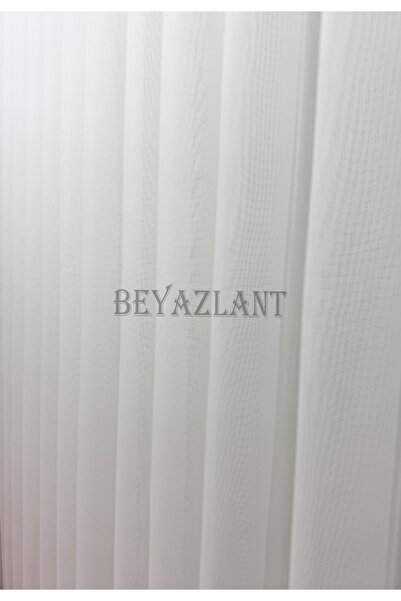 BEYAZLANT TTİBAMBU ŞANTUKLU KIRIŞMAZ ÜTÜ İSTEMEZ 1E 3KAT PİLELİ FERAH TÜL PERDE En Çok Satılan